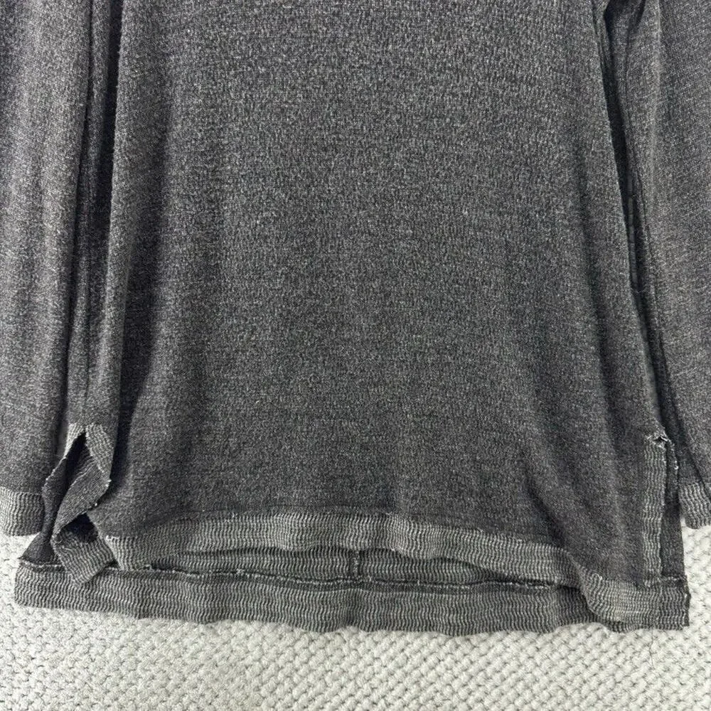 Maeve Anthropologie Sweater Women S Gray Cowl Neck Long Sleeves Relax Lagenlook